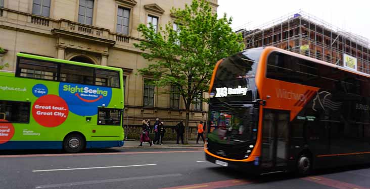 York Pullman Dennis Trident Alexander ALX400 V168MEV Sightseeing Manchester & Witchway